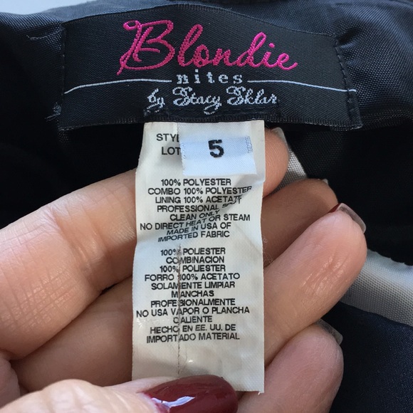 DRESS / Junior ~ BLONDIE nites size 5 party Dress - Picture 7 of 8